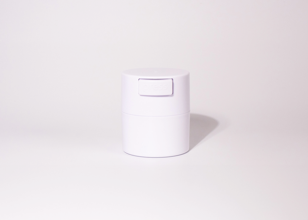 WHITE ADHESIVE STORAGE CONTAINER